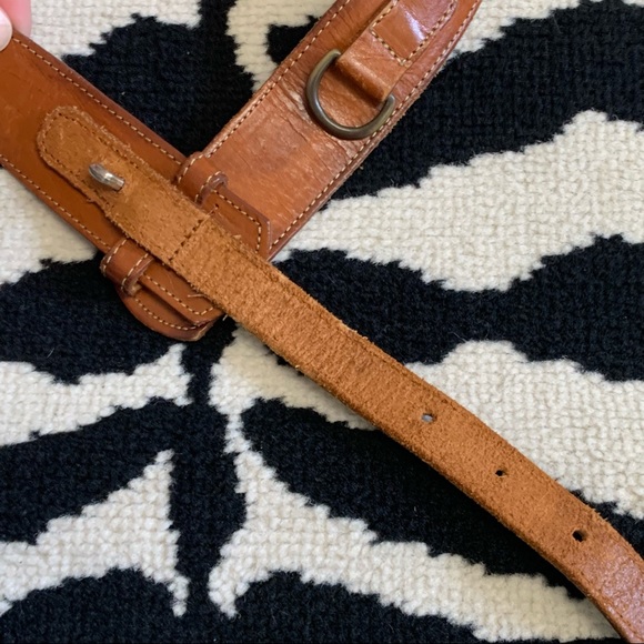 Vintage Lands End Safari Wide Leather Corset Utility - Picture 5 of 8